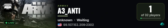 A3_ANTI live status badge