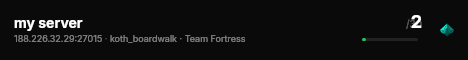 my server live status badge