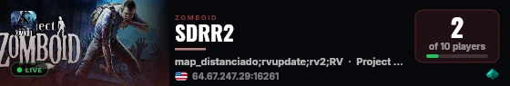 SDRR2 live status badge