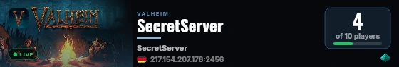 SecretServer live status badge