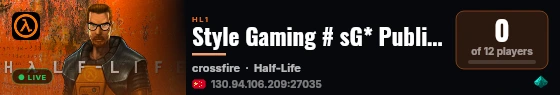 Style Gaming # sG* Publico [HL] live status badge