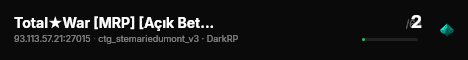 Total★War [MRP] [Açık Beta] | discord.gg/totalwarmrp live status badge