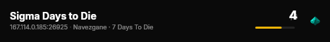 Sigma Days to Die live status badge