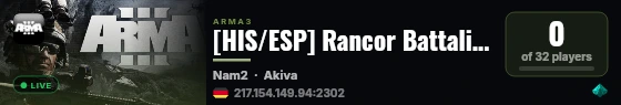[HIS/ESP] Rancor Battalion StarSim live status badge