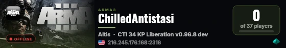 ChilledAntistasi live status badge