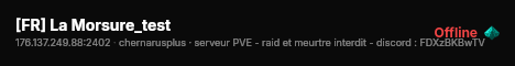 [FR] La Morsure_test live status badge