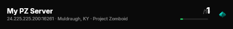 My PZ Server live status badge