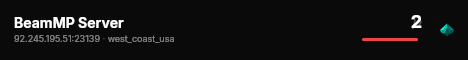 BeamMP Server live status badge
