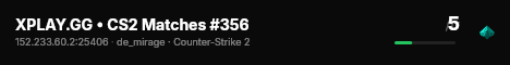 XPLAY.GG • CS2 Matches #356 live status badge