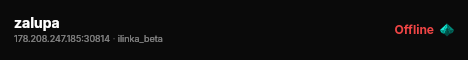 zalupa live status badge