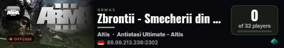 Zbrontii - Smecherii din Altis live status badge