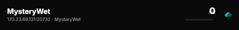 MysteryWet live status badge