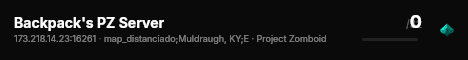 Backpack's PZ Server live status badge