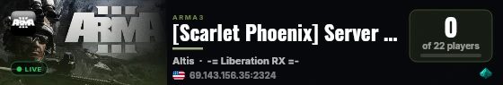 [Scarlet Phoenix] Server 5: Liberation | Discord.gg/CJrhdFY6Ex live status badge