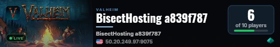 BisectHosting a839f787 live status badge