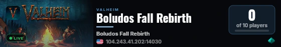 Boludos Fall Rebirth live status badge