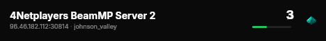 4Netplayers BeamMP Server 2 live status badge
