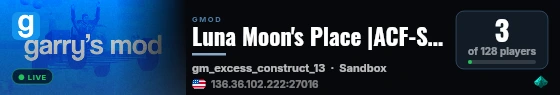 Luna Moon's Place |ACF-StarFall-Wire-PAC| live status badge