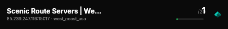 Scenic Route Servers | West Coast, USA live status badge