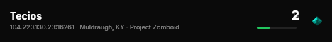 Tecios live status badge