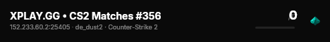 XPLAY.GG • CS2 Matches #356 live status badge