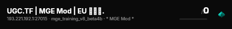 UGC.TF | MGE Mod | EU ███. live status badge