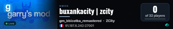 buxankacity | zcity live status badge