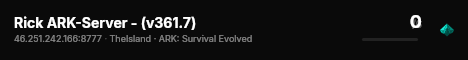 Rick ARK-Server - (v361.7) live status badge