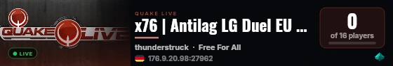 x76 | Antilag LG Duel EU #3 live status badge