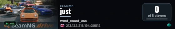 just live status badge