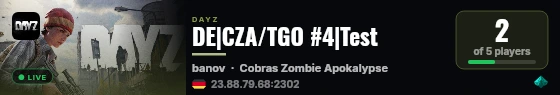 DE|CZA/TGO #4|Test live status badge