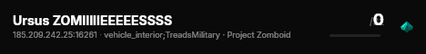 Ursus ZOMIIIIIEEEEESSSS live status badge