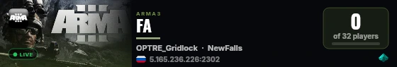 FA live status badge