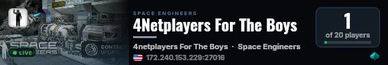 4Netplayers For The Boys live status badge
