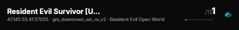 Resident Evil Survivor [US] | 24/7 | 100+ Players | Custom Maps live status badge