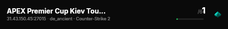 APEX Premier Cup Kiev Tournament Server live status badge