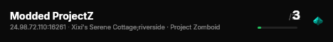 Modded ProjectZ live status badge