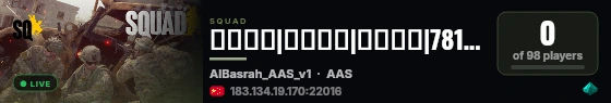 『超越』|随机攻防|萌新之家|781179649|Squad Dedicated Server live status badge