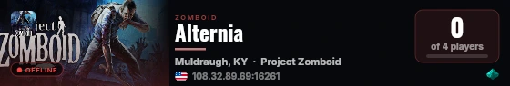Alternia live status badge