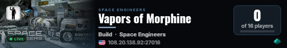 Vapors of Morphine live status badge