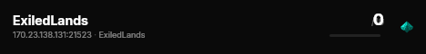 ExiledLands live status badge