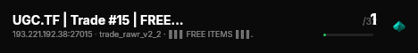 UGC.TF | Trade #15 | FREE ITEMS! live status badge