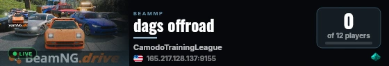dags offroad live status badge
