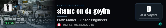 shame on da goyim live status badge