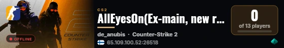 AllEyesOn(Ex-main, new roster) powered by PRACC.COM live status badge