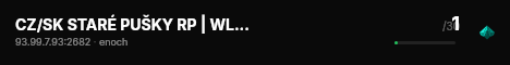 CZ/SK STARÉ PUŠKY RP | WL discord.gg/R5asvdknbd live status badge