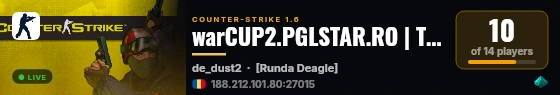 warCUP2.PGLSTAR.RO | TS.PGLSTAR.RO live status badge