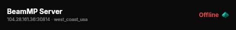 BeamMP Server live status badge