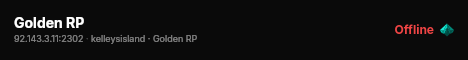 Golden RP live status badge