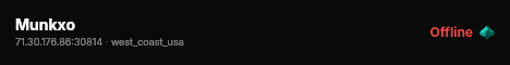 Munkxo live status badge